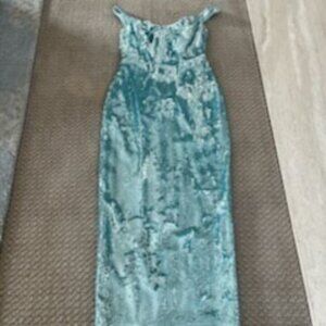 Roland Mouret Sequined off-shoulder maxi dress